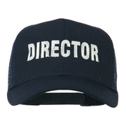 Director Embroidered Mesh Back Cap