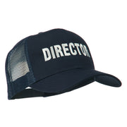 Director Embroidered Mesh Back Cap