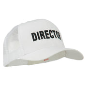 Director Embroidered Mesh Back Cap