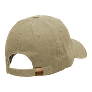 Skydiving Embroidered Washed Cotton Brass Buckle Cap