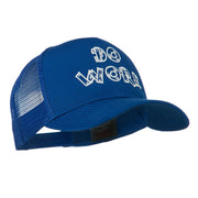 Do Work Embroidered Mesh Back Cap