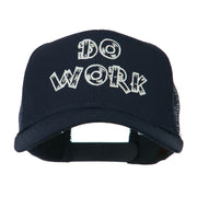 Do Work Embroidered Mesh Back Cap