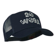 Do Work Embroidered Mesh Back Cap