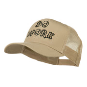 Do Work Embroidered Mesh Back Cap