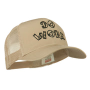 Do Work Embroidered Mesh Back Cap