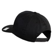 US Navy Seabee Veteran Patched Solid Cotton Twill Cap - Black OSFM