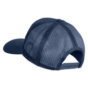 11th Airborne Division Patched Solid Cotton Twill Mesh Prostyle Cap - Navy OSFM