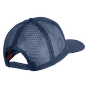 11th Airborne Division Patched Solid Cotton Twill Mesh Prostyle Cap - Navy OSFM