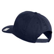 US Navy Seabee Veteran Patched Solid Cotton Twill Cap - Navy OSFM