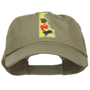 USA State Delaware Patched Low Profile Cap