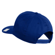US Navy Seabee Veteran Patched Solid Cotton Twill Cap - Royal OSFM