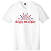 Happy 4th of July Graphic Design Men's V-Neck