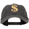 Dollar Sign Logo Embroidered Dyed Unstructured Cap