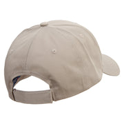 Brazil Bird Embroidered Low Profile Organic Cotton Cap - Khaki OSFM