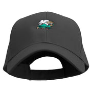 Brazil Bird Embroidered Low Profile Organic Cotton Cap - Black OSFM