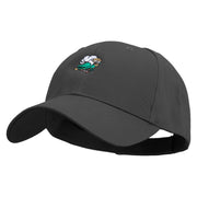 Brazil Bird Embroidered Low Profile Organic Cotton Cap - Black OSFM