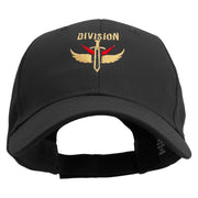 US Division Special Force Embroidered Low Profile Organic Cotton Cap - Black OSFM