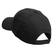 U.S Army Eagle Veteran Embroidered Low Profile Organic Cotton Cap - Black OSFM