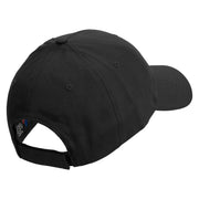 U.S Army Eagle Veteran Embroidered Low Profile Organic Cotton Cap - Black OSFM