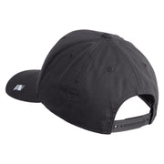 US Air Force Retired with Flag Embroidered Retro Cotton Blend Snapback Cap - Charcoal OSFM