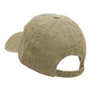 BBQ Grill Embroidered Washed Cotton Brass Buckle Cap