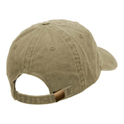 BBQ Grill Embroidered Washed Cotton Brass Buckle Cap