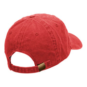 BBQ Grill Embroidered Washed Cotton Brass Buckle Cap