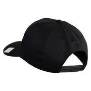 Veteran US Navy Patched Solid Cotton Twill Cap - Black OSFM
