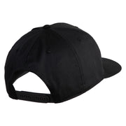 Veteran US Navy Patched Solid Cotton Twill Cap - Black OSFM