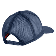 1st Special Forces Airborne Patched Solid Cotton Twill Mesh Prostyle Cap - Navy OSFM