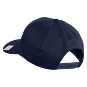Veteran US Navy Patched Solid Cotton Twill Cap - Navy OSFM