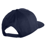 Veteran US Navy Patched Solid Cotton Twill Cap - Navy OSFM