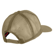 1st Special Forces Airborne Patched Solid Cotton Twill Mesh Prostyle Cap - Khaki OSFM