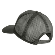 1st Special Forces Airborne Patched Solid Cotton Twill Mesh Prostyle Cap - Grey OSFM