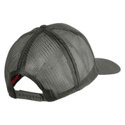 1st Special Forces Airborne Patched Solid Cotton Twill Mesh Prostyle Cap - Grey OSFM