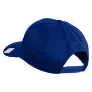 Veteran US Navy Patched Solid Cotton Twill Cap - Royal OSFM