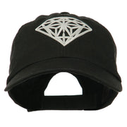 Diamond Jewelry Logo Embroidered Low Profile Washed Cap