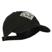 Diamond Jewelry Logo Embroidered Low Profile Washed Cap