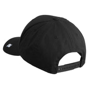 US Space Force Grey Letter Embroidered Retro Cotton Blend Snapback Cap - Black OSFM