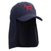 Dream It Do it Embroidered Flap Hats - Navy OSFM