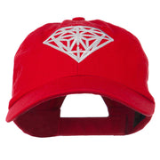 Diamond Jewelry Logo Embroidered Low Profile Washed Cap