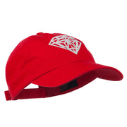 Diamond Jewelry Logo Embroidered Low Profile Washed Cap