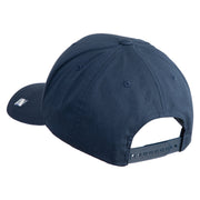 US Space Force Grey Letter Embroidered Retro Cotton Blend Snapback Cap - Navy OSFM