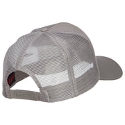 Number 1 Daddy Letters Embroidered Solid Mesh Cap