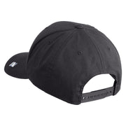 US Space Force Grey Letter Embroidered Retro Cotton Blend Snapback Cap - Charcoal OSFM