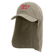 Dream It Do it Embroidered Flap Hats - Khaki OSFM