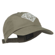 Diamond Jewelry Logo Embroidered Low Profile Washed Cap