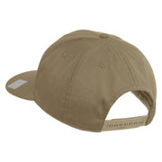 Golden US Submarine Veteran Embroidered Solid Cotton Twill Pro Style Cap - Khaki OSFM
