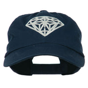 Diamond Jewelry Logo Embroidered Low Profile Washed Cap