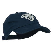 Diamond Jewelry Logo Embroidered Low Profile Washed Cap